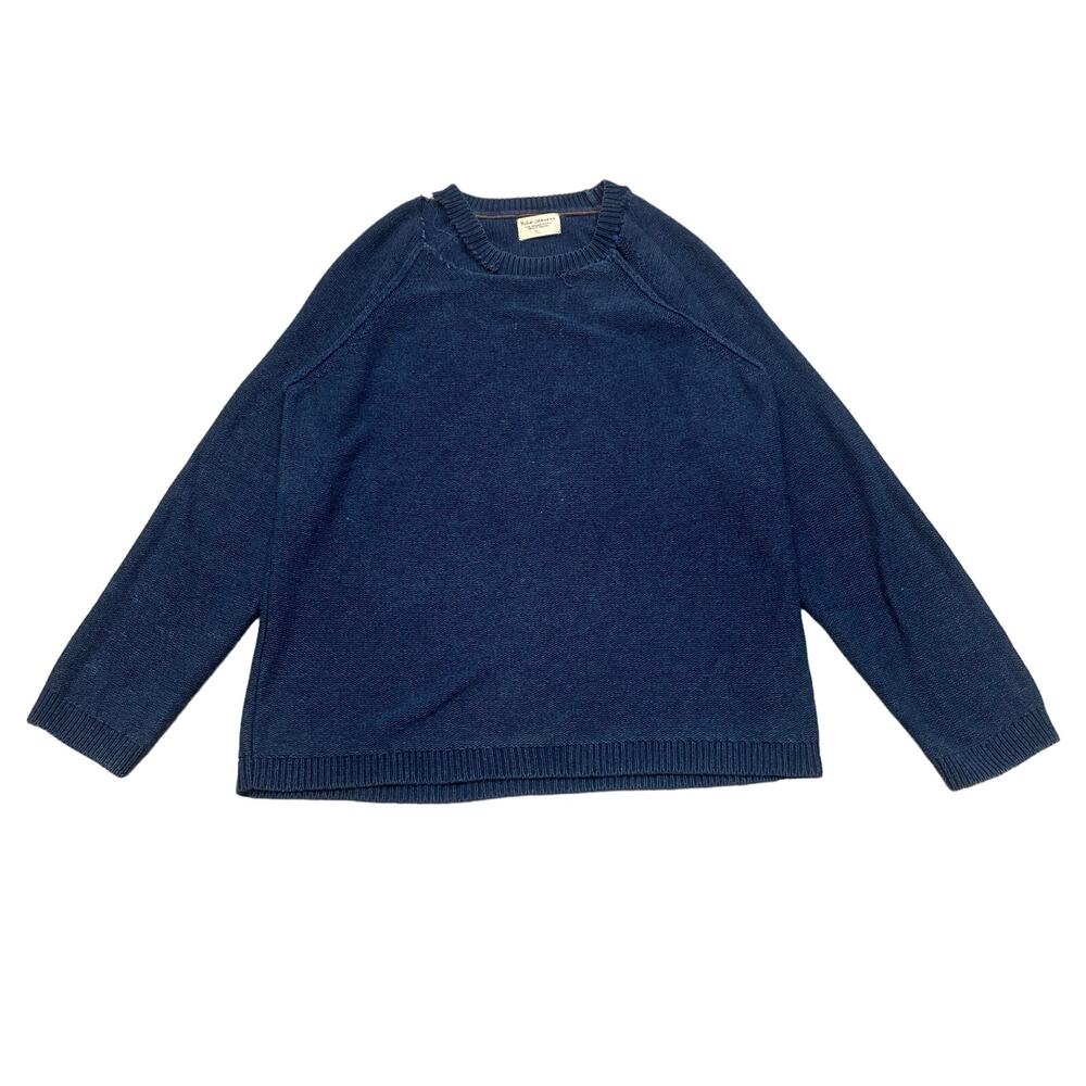 Nudie Jeans Cotton Distressed Sweater Men's XL Grunge Fisherman Skater